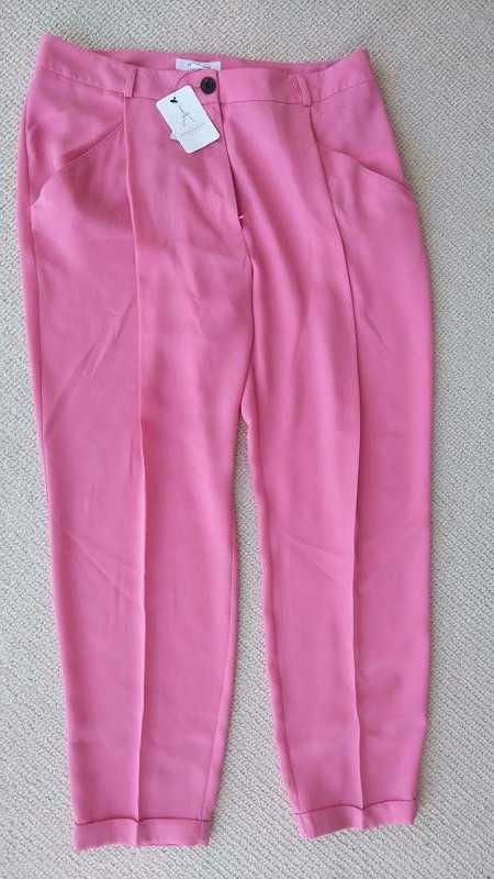 Atmosphere Nowe Różowe  spodnie cygaretki 42super modne