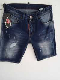 Nowe spodenki jeansowe męskie dsquared2