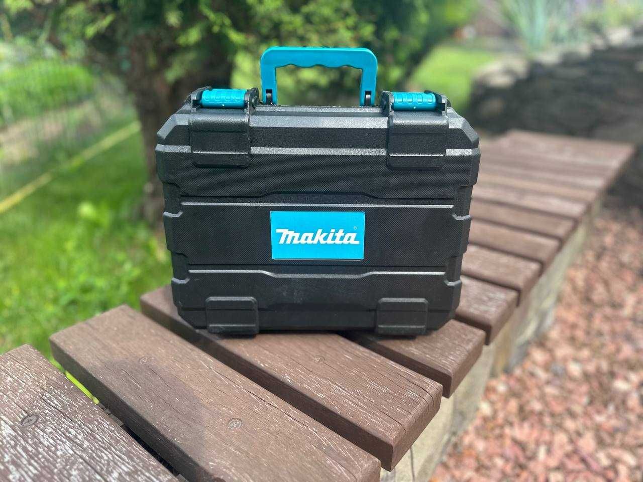 4d лазерный уровень 16 линий с дисплеем Makita. 2 аккумулятора! Макита