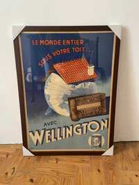 Cartaz publicitário aos rádios Wellington década de 40 Sec. XX