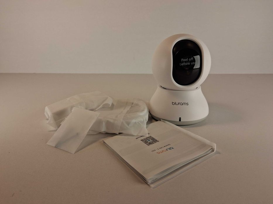 E145 Kamera Monitoring Bluerams Inteligentna WiFi Obrotowa Niania