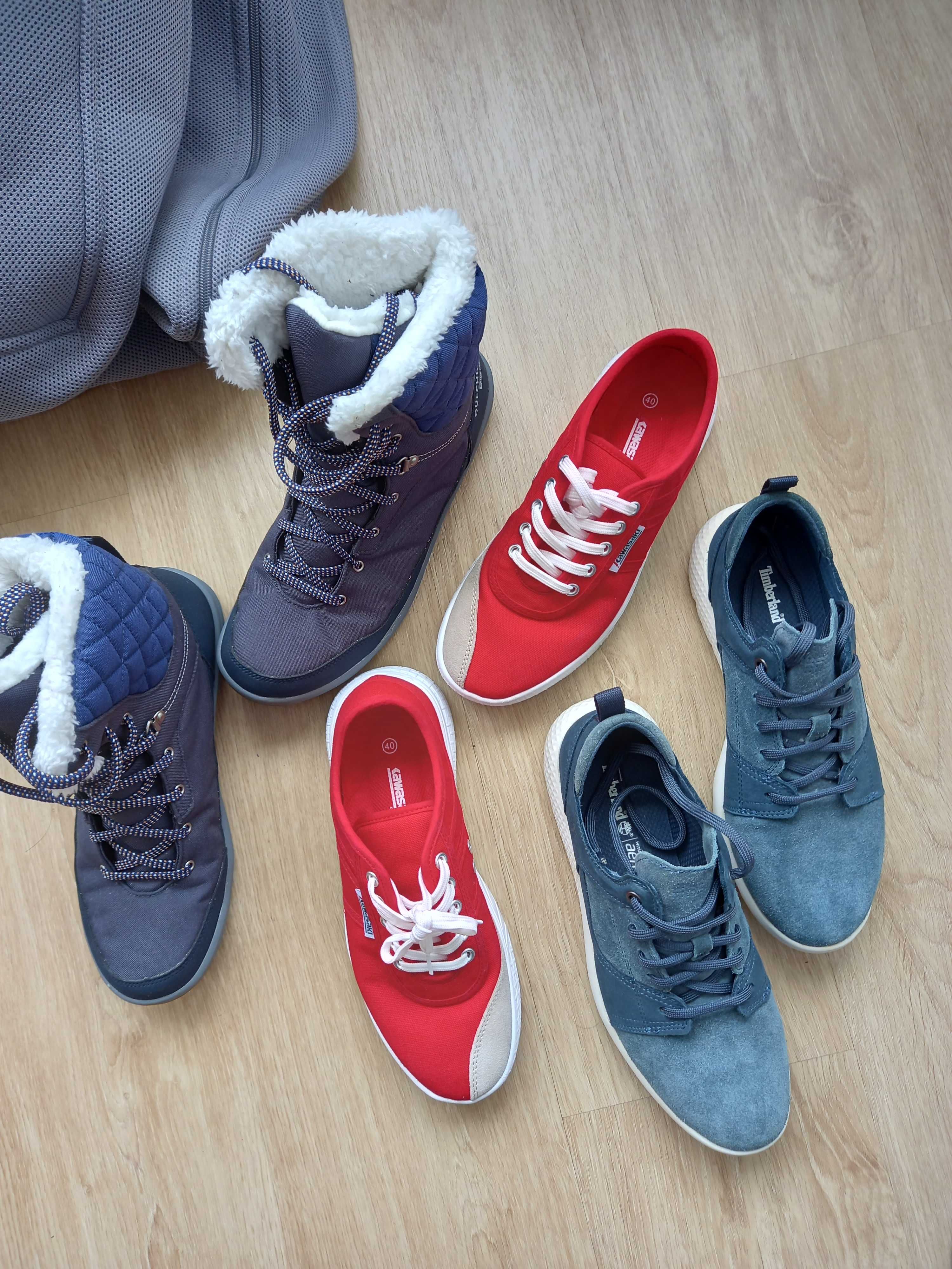 Botas e sapatilhas