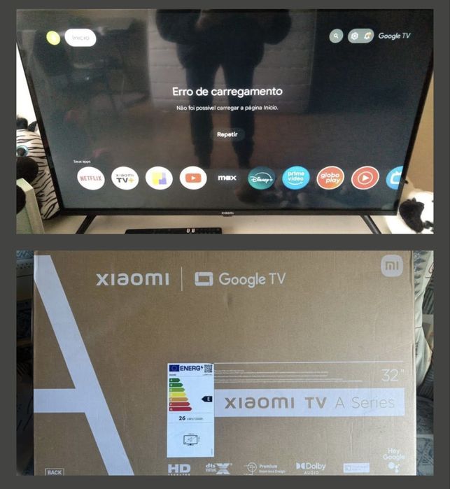 Smart TV Xiaomi 32” e Ar Condicionado Portátil Qilive 9000 BTU