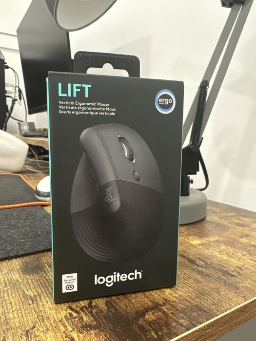 Rato Ergonomico Logi