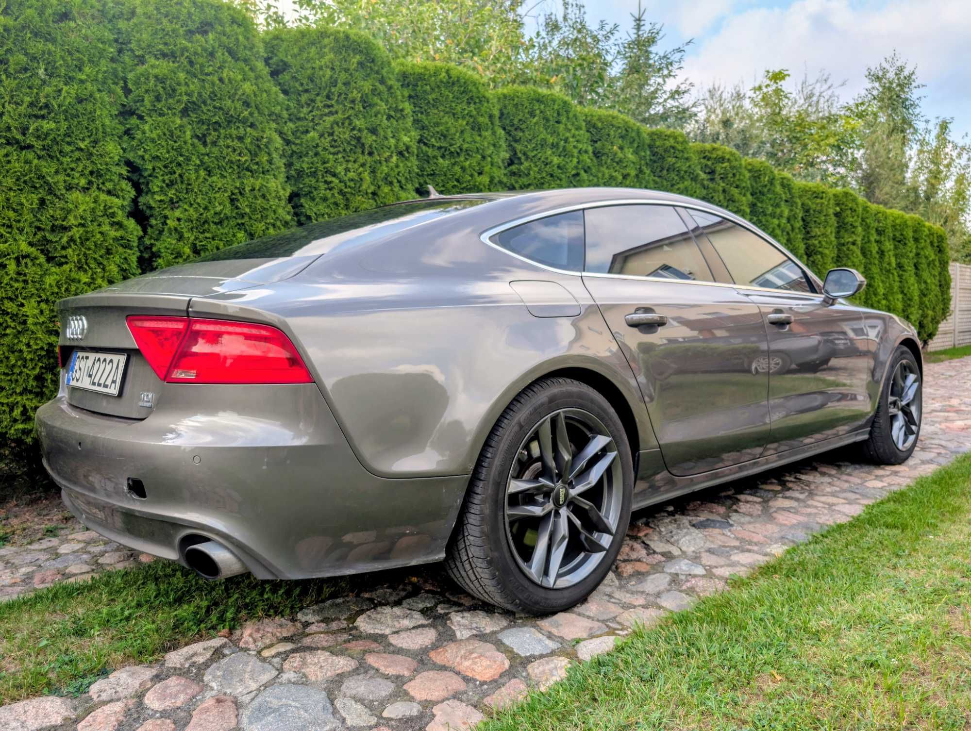 Audi A7 3.0 TDI 245KM Quattro (stały) S-Tronic Skóra beż Alu 19
