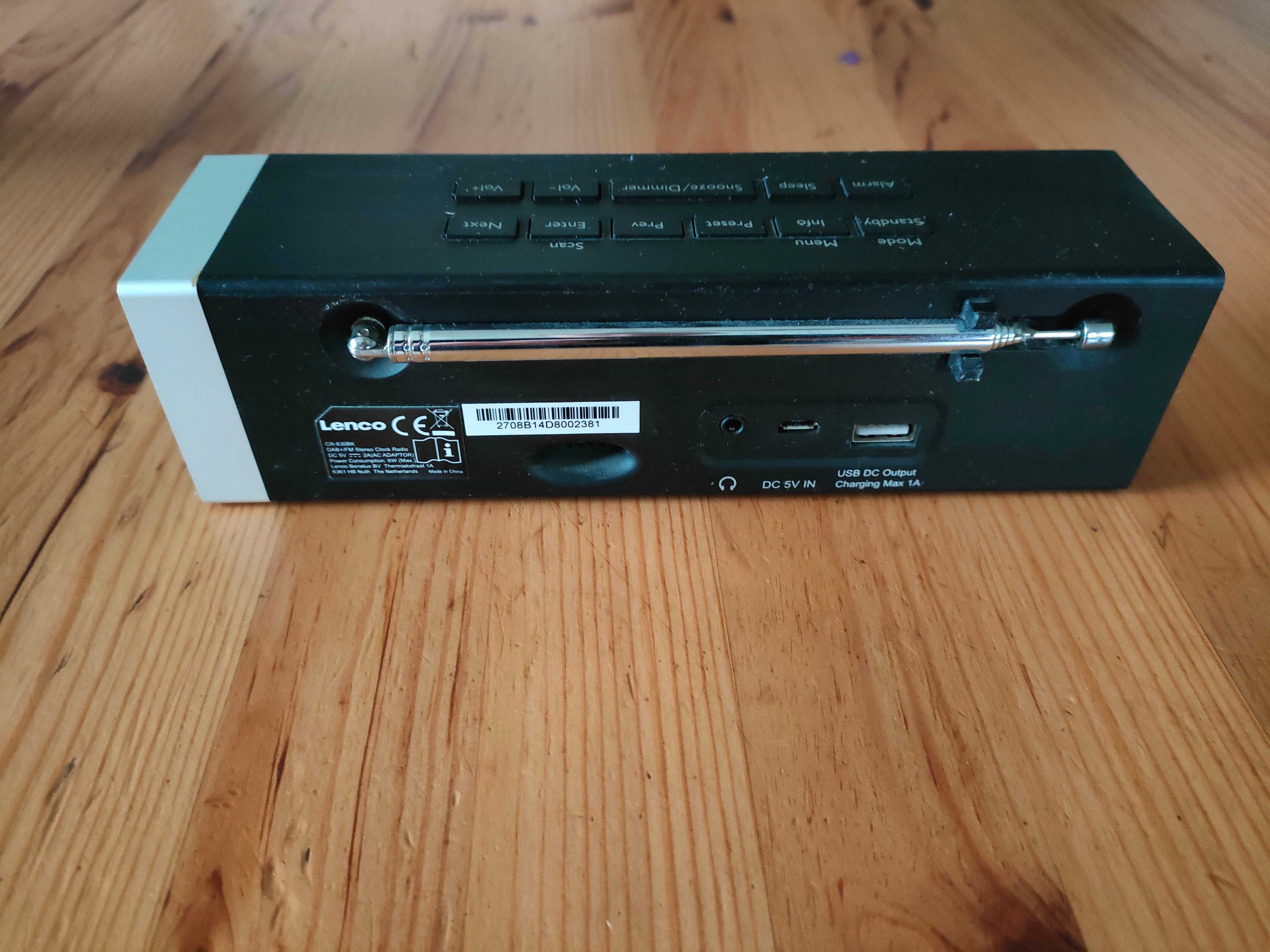 Lenco cr-630bk radiobudzik DAB+/FM