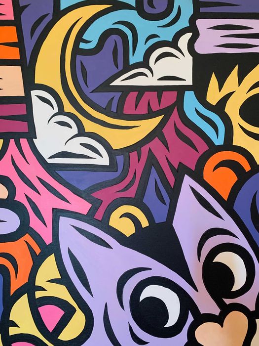 Quadro do conhecido pintor The Caver