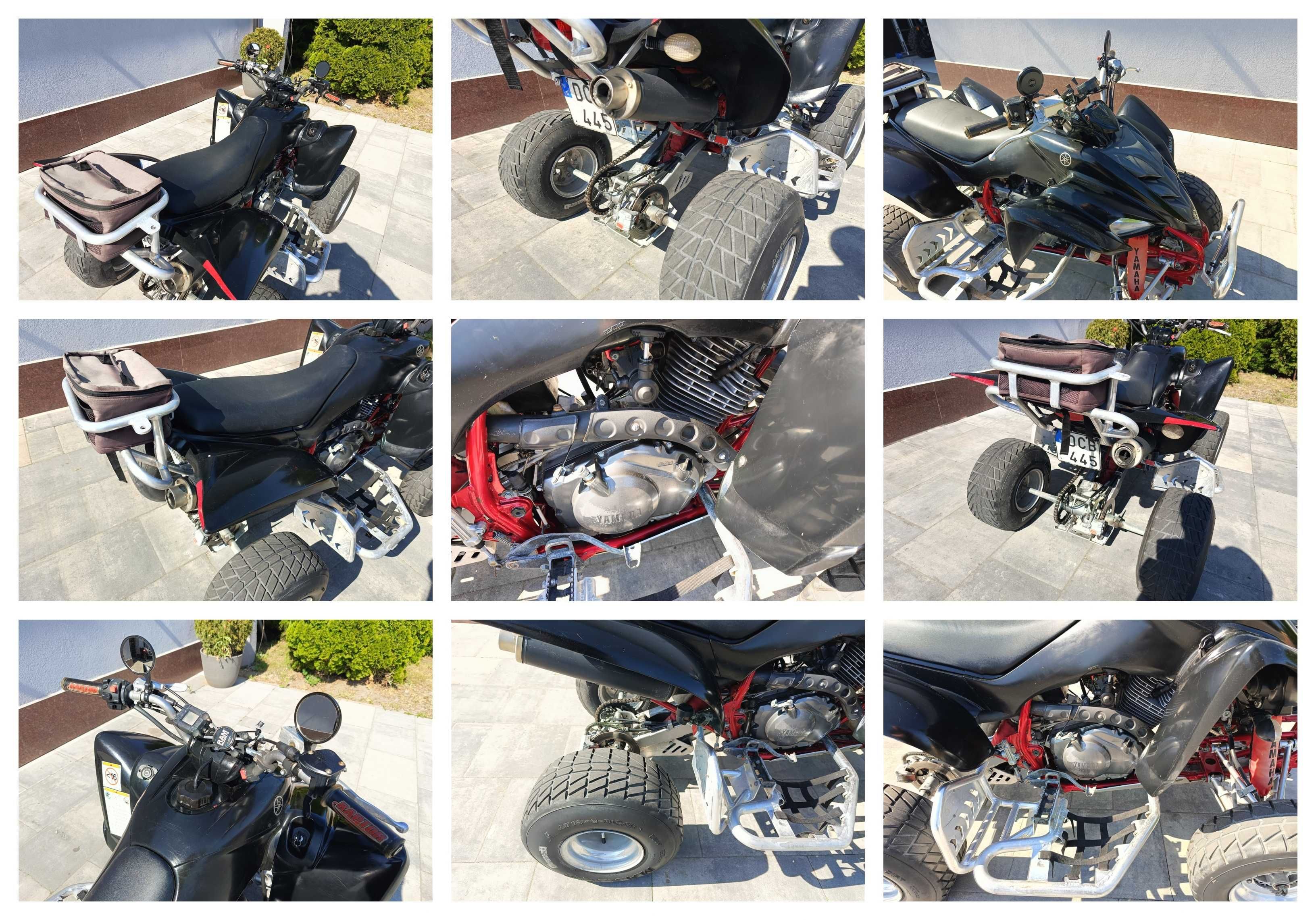 Yamaha YFM 350 Raptor, 2006 r. DOKUMENTY, transport, raty!