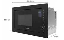 Kuchenka mikrofalowa GRUNDIG GMI12311B pod zabudowę nowa!