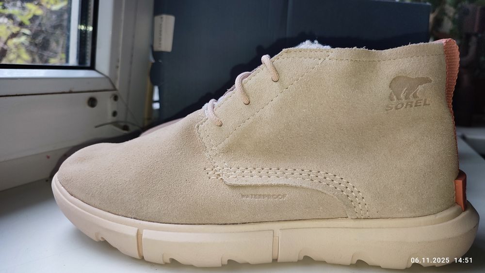 женские ботинки Sorel Explorer II Drift Waterproof Tawny Buff/Ceramic