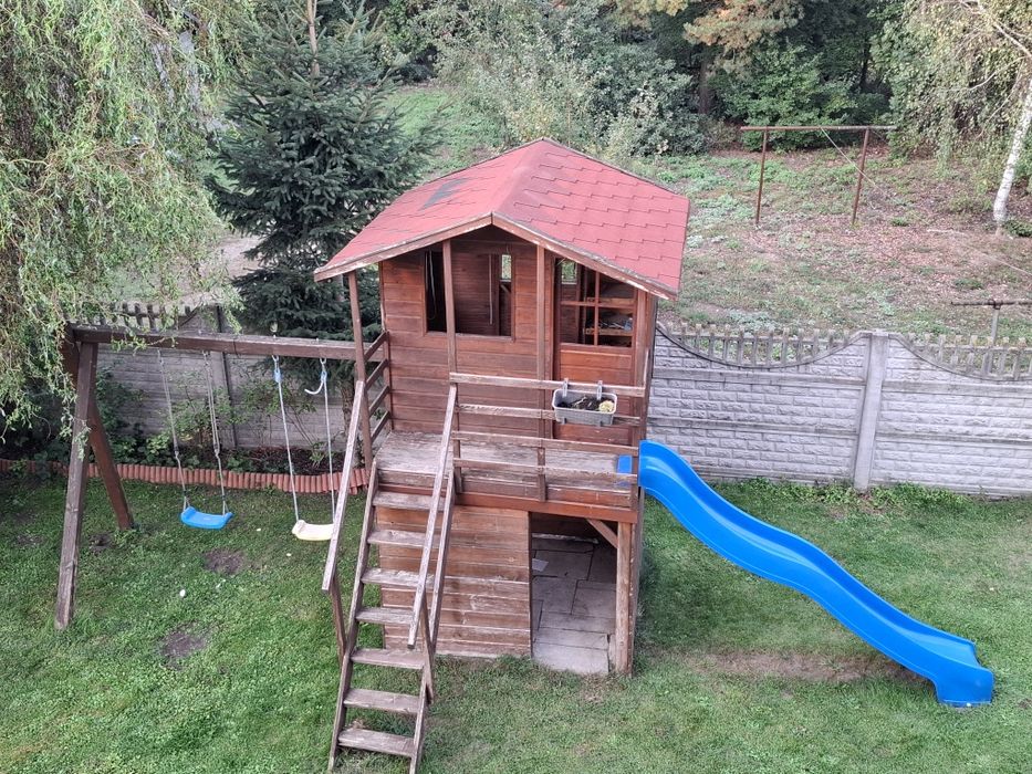 Domek ogrodowy dla dzieci - wysoki