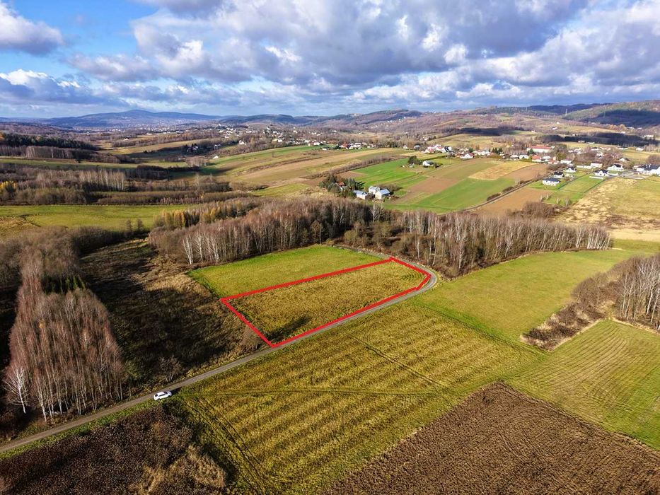 Widokowa działka 41 ar Sieklówka