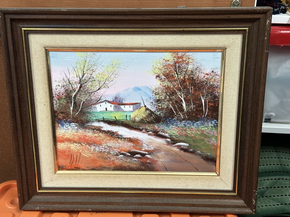 Quadro decorativo com moldura