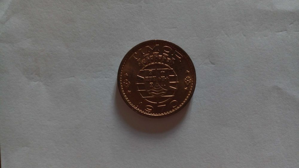 Moeda de 1$00 1970 da Ex Colónia de Timor, Estado SOB. (VER DESCRITIVO