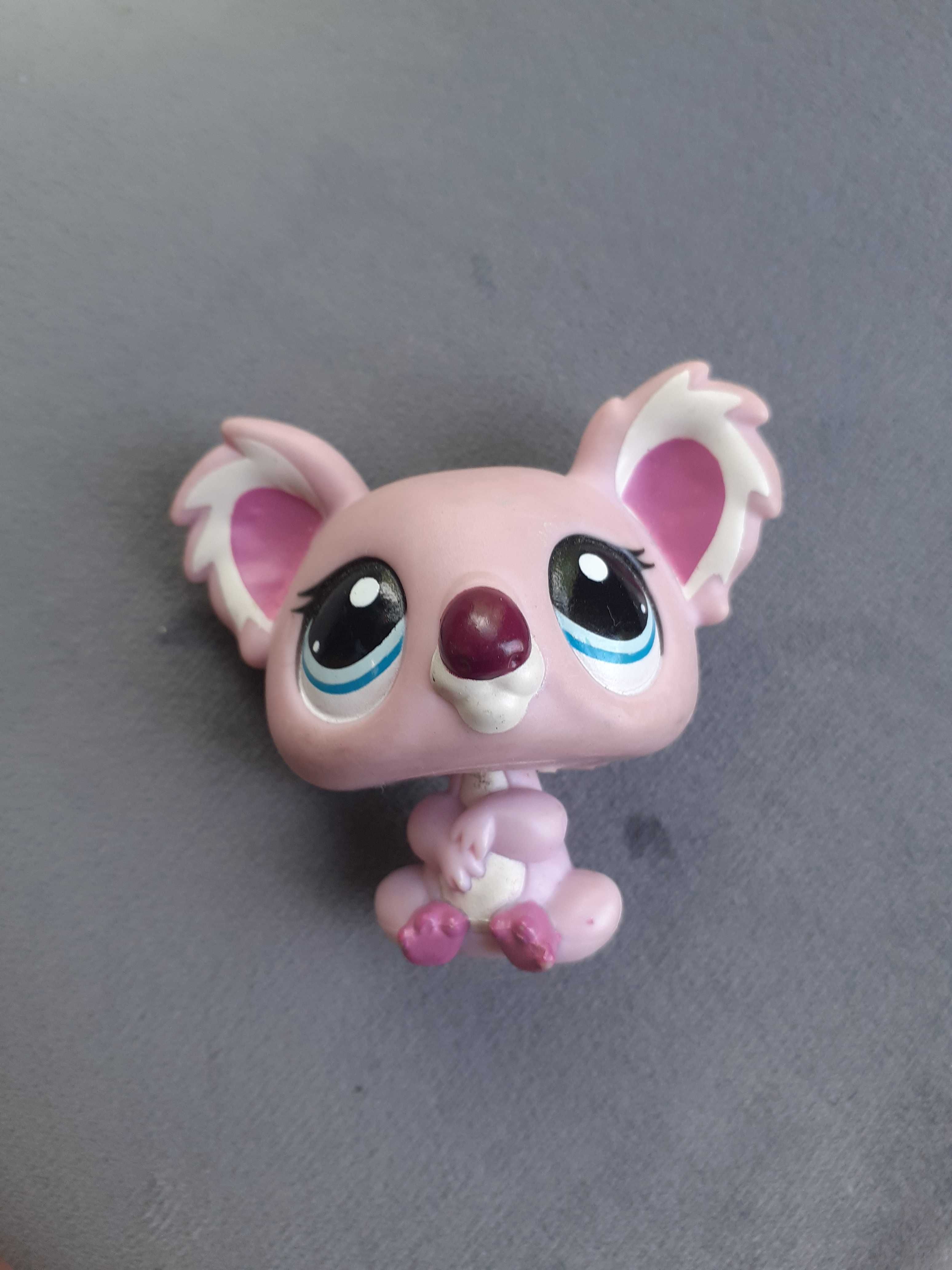 LPS miś koala misio Littlest Pet Shop figurka #2064 fioletowa UNIKAT