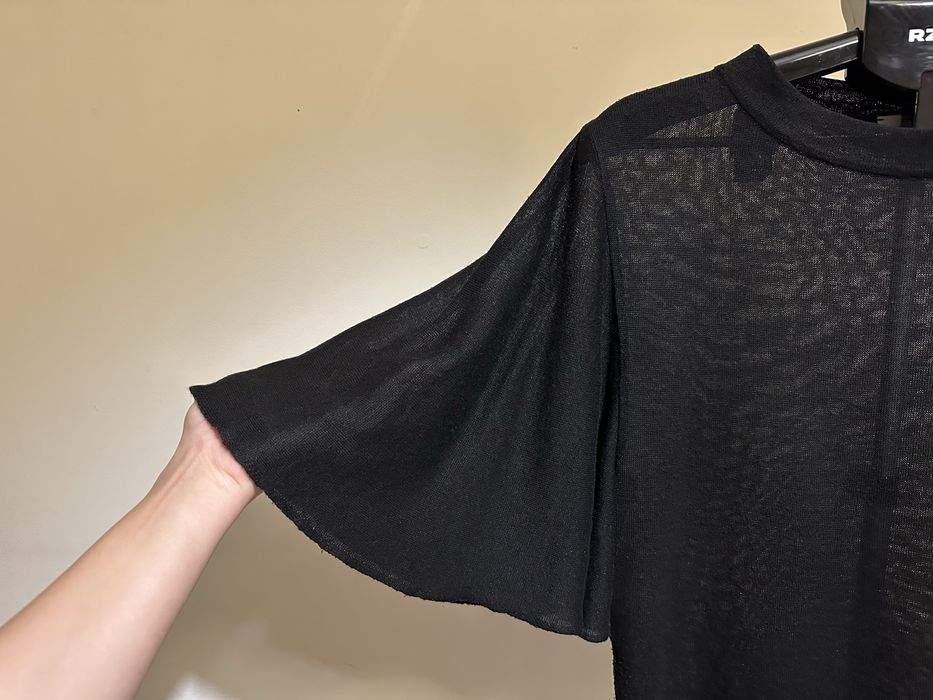 MANGO KATSURINA NENETTE поло футболка боді напів прозорий