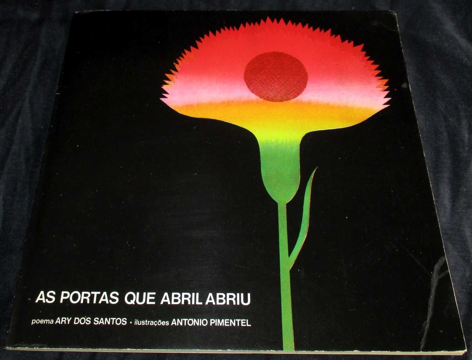 Livro As Portas que Abril Abriu 1ª edição com Vinil 1975