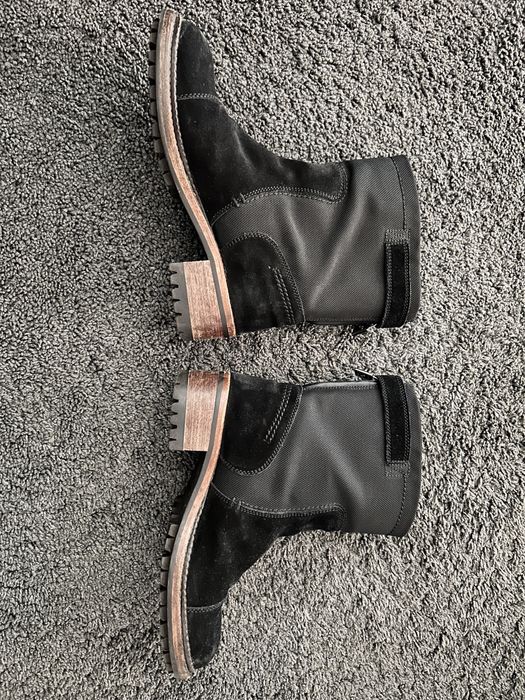 Botas Chanel em pele preto