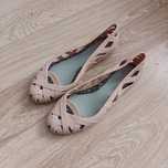 Melissa Jean + Jason Wu Jean VII baleriny sandaly różowe beżowe 35 36