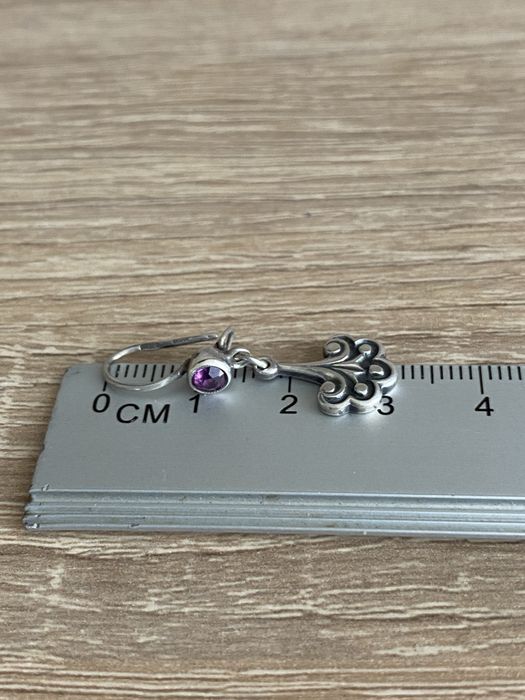 Серебряные серьги 875 СССР