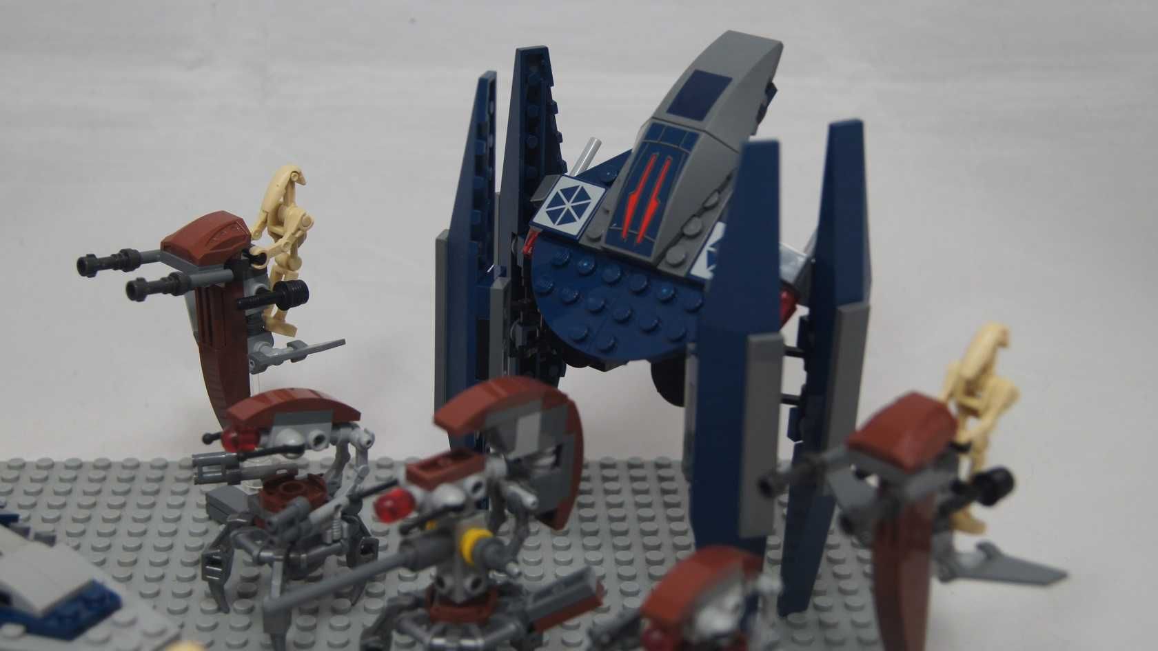 Lego Star Wars 501 legion clone vs droid droideka anakin starfighter