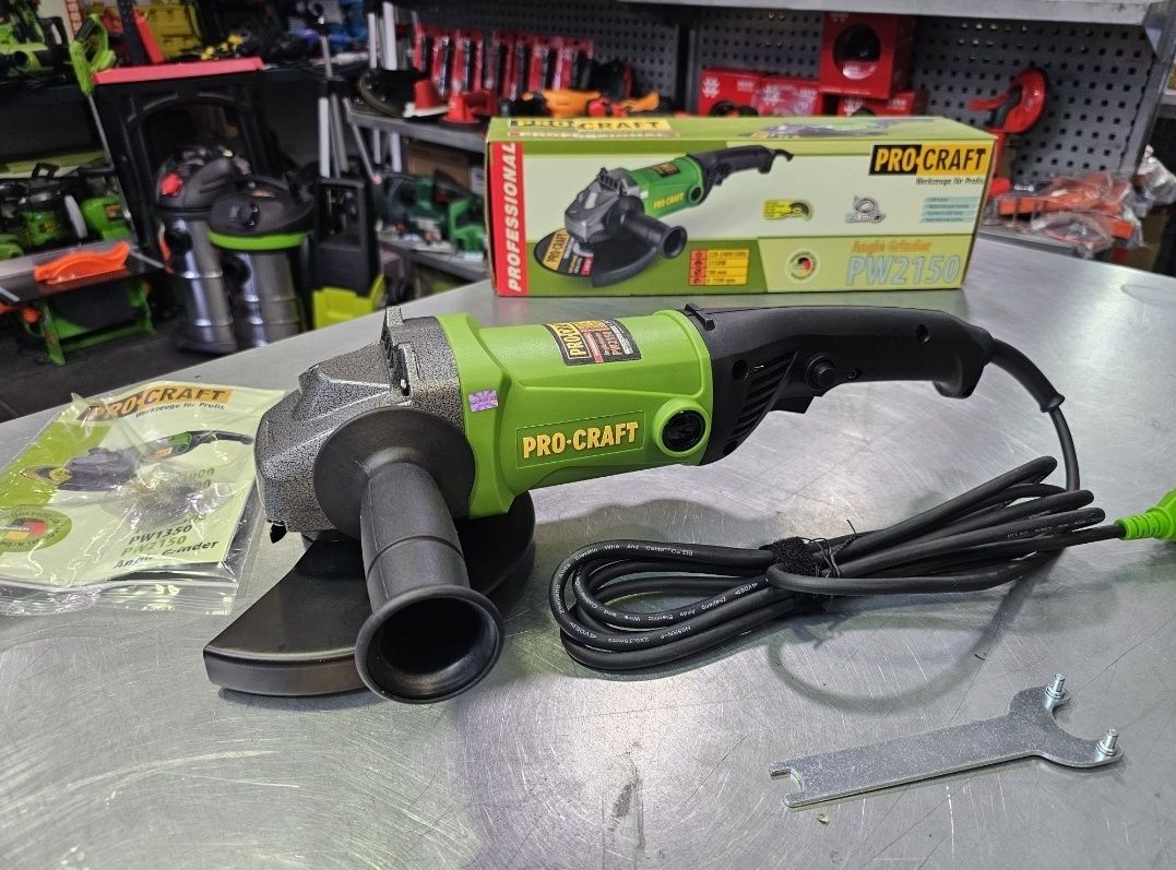 180 Болгарка ProCraft PW2150 Professional Плавный пуск 2150Вт