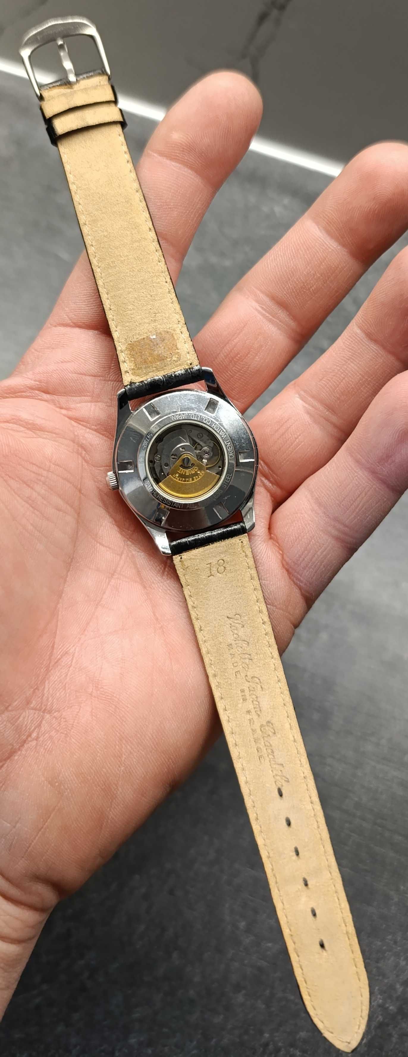 Elegancki zegarek męski Orient Star automatic nowy pasek gwarancja