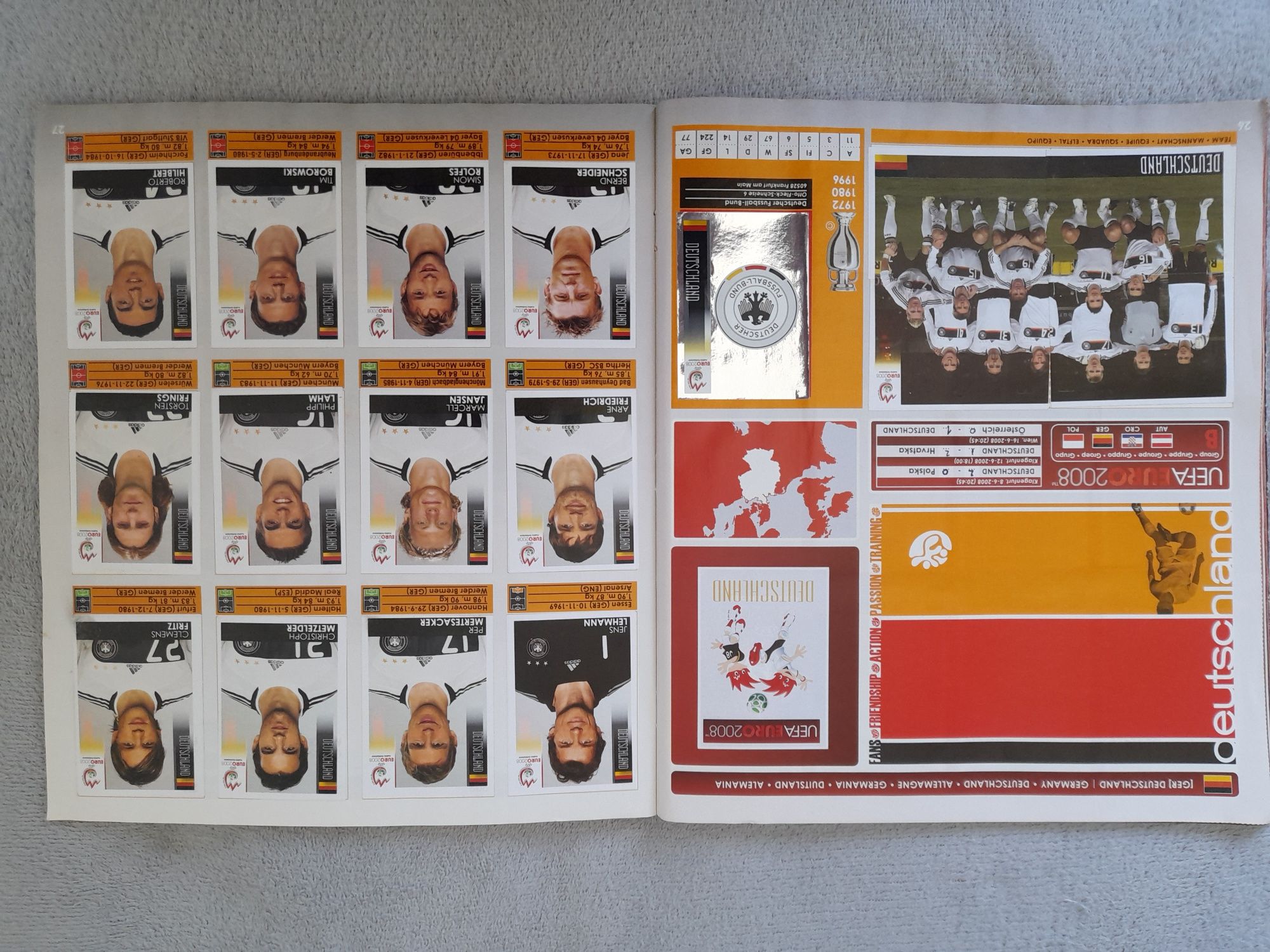 Caderneta Euro 2008, da panini completa (com todos os updates)