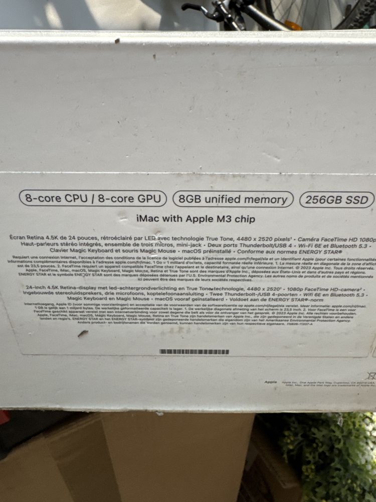 Karton pudełko po Imac 24