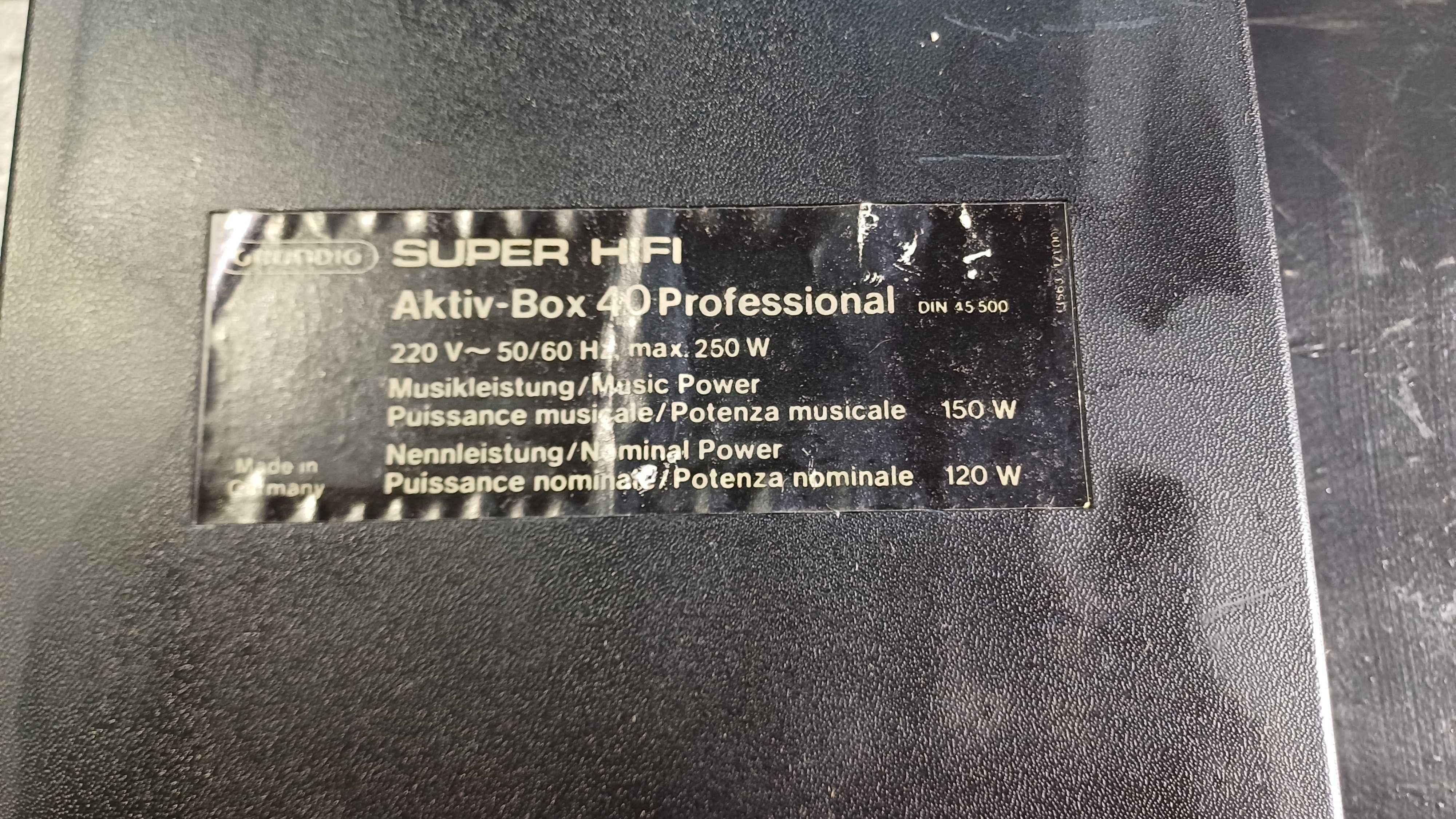 Wzmacniacz  GRUNDIG Activ-Box 40 Oryginalny