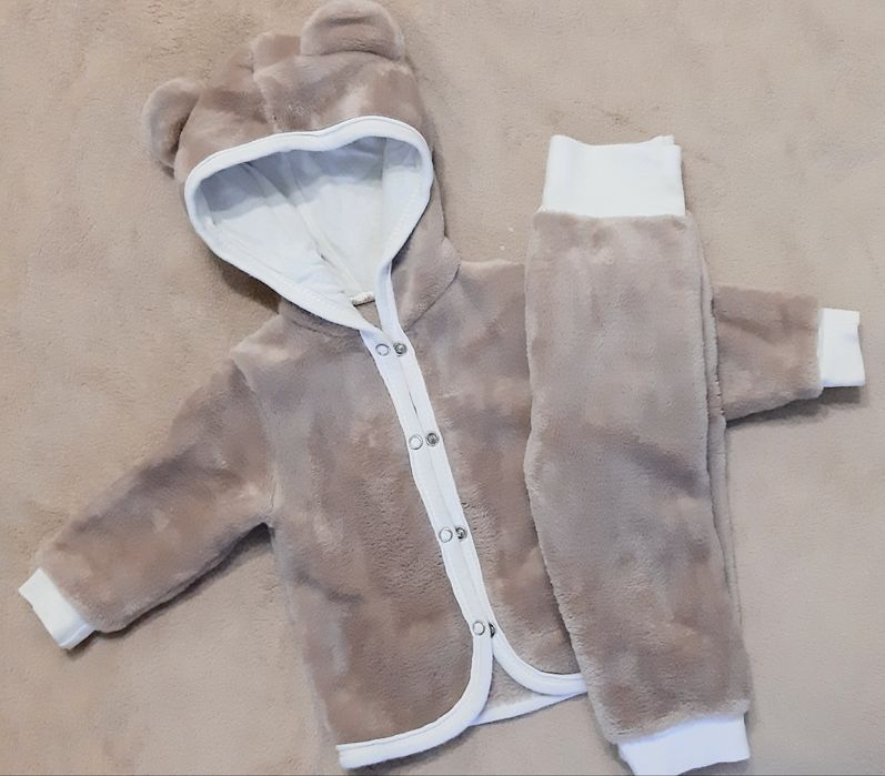 Плюшевий костюм для немовлят 62/68
