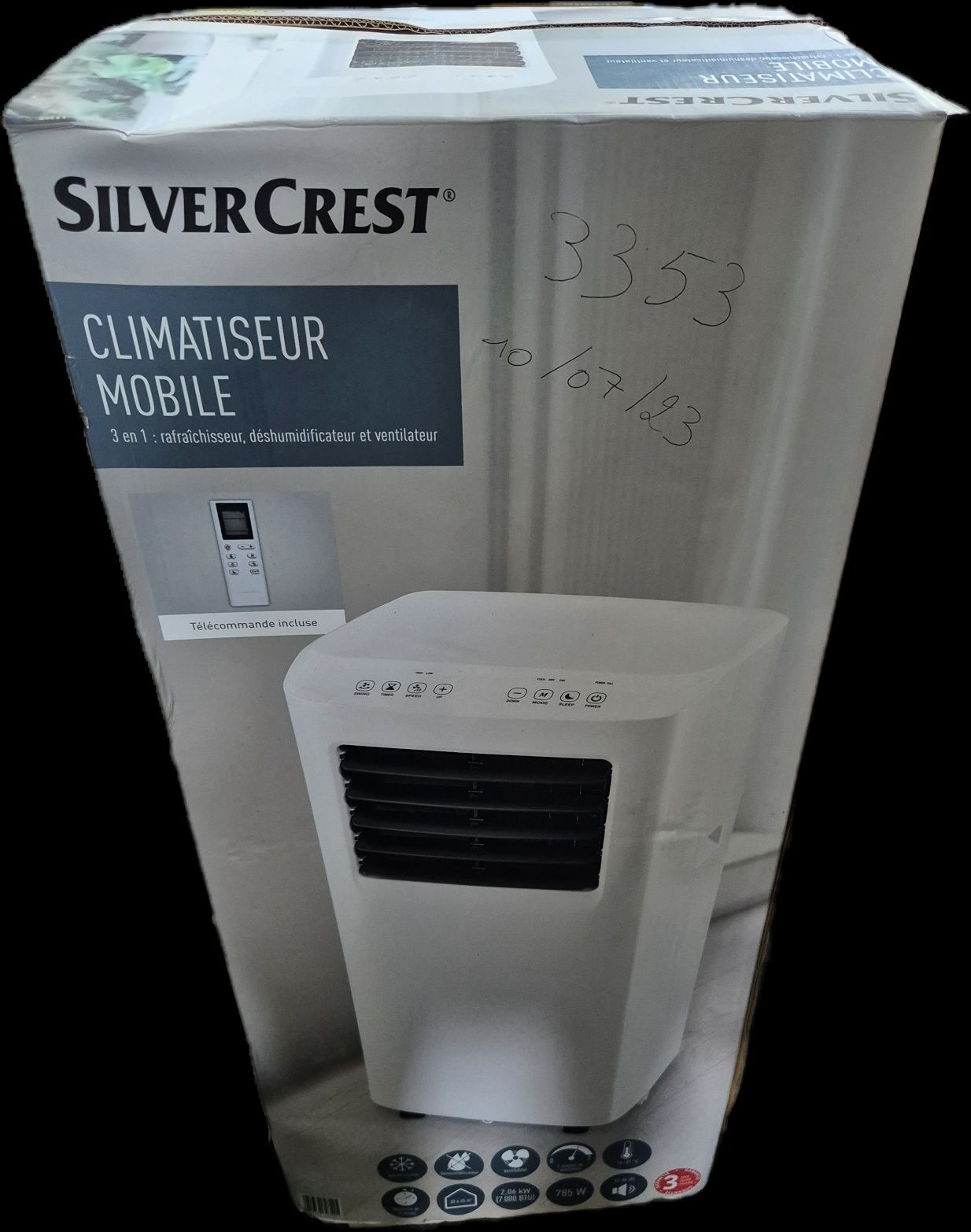 Silvercrest Przenośny Klimatyzator 7000 Btu 785 W