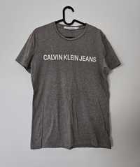 Calvin Klein CK męska koszulka M szara t- shirt logo