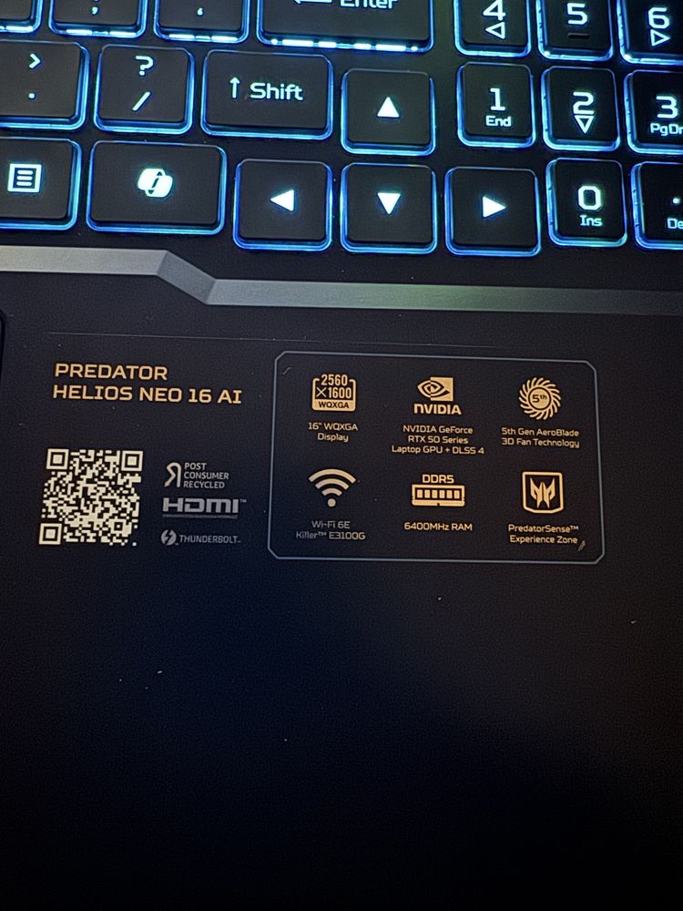 Predator Helios Neo 16 AI