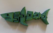 Brelok ruchomy wydruk 3D