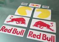 Red Bull capacete autocolantes