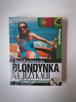 Blondynka na językach Portugalski kurs językowy z płytą cd.  NOWY