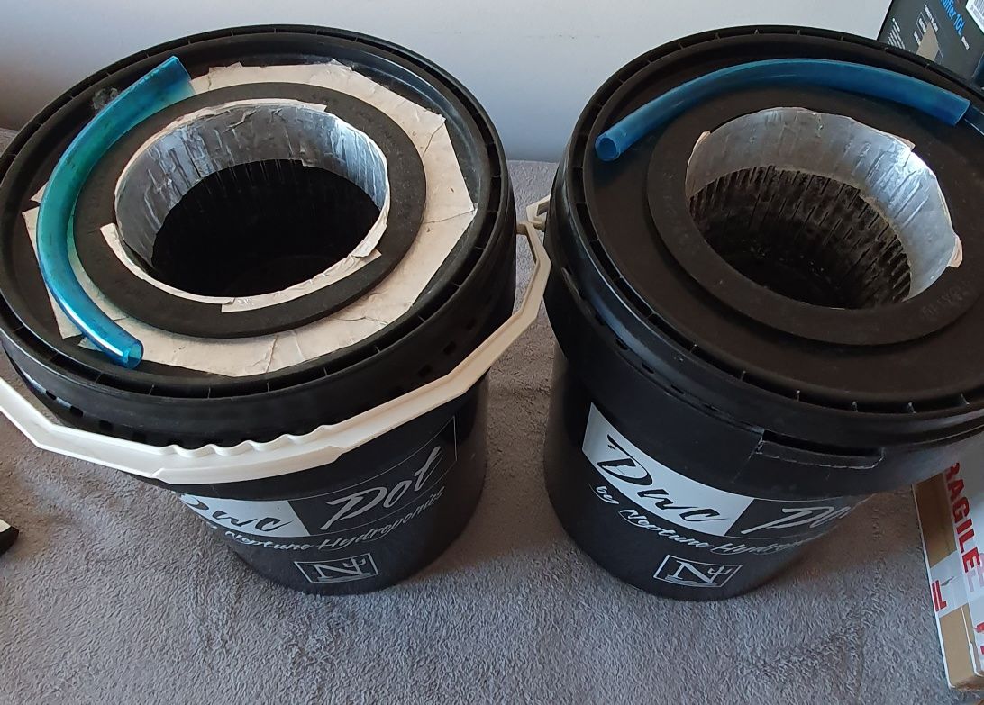 Hortipot 25L para Cultivo em Hidroponia com bombas de ar