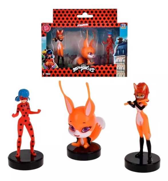 Фігурки героїв Miraculous - ЛедіБаг Супер-Кіт Рена Руж Бражник квамі