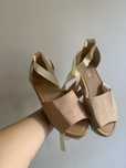 Nowe eleganckie buty letnie espadryle odkyte palce 39 na platformie
