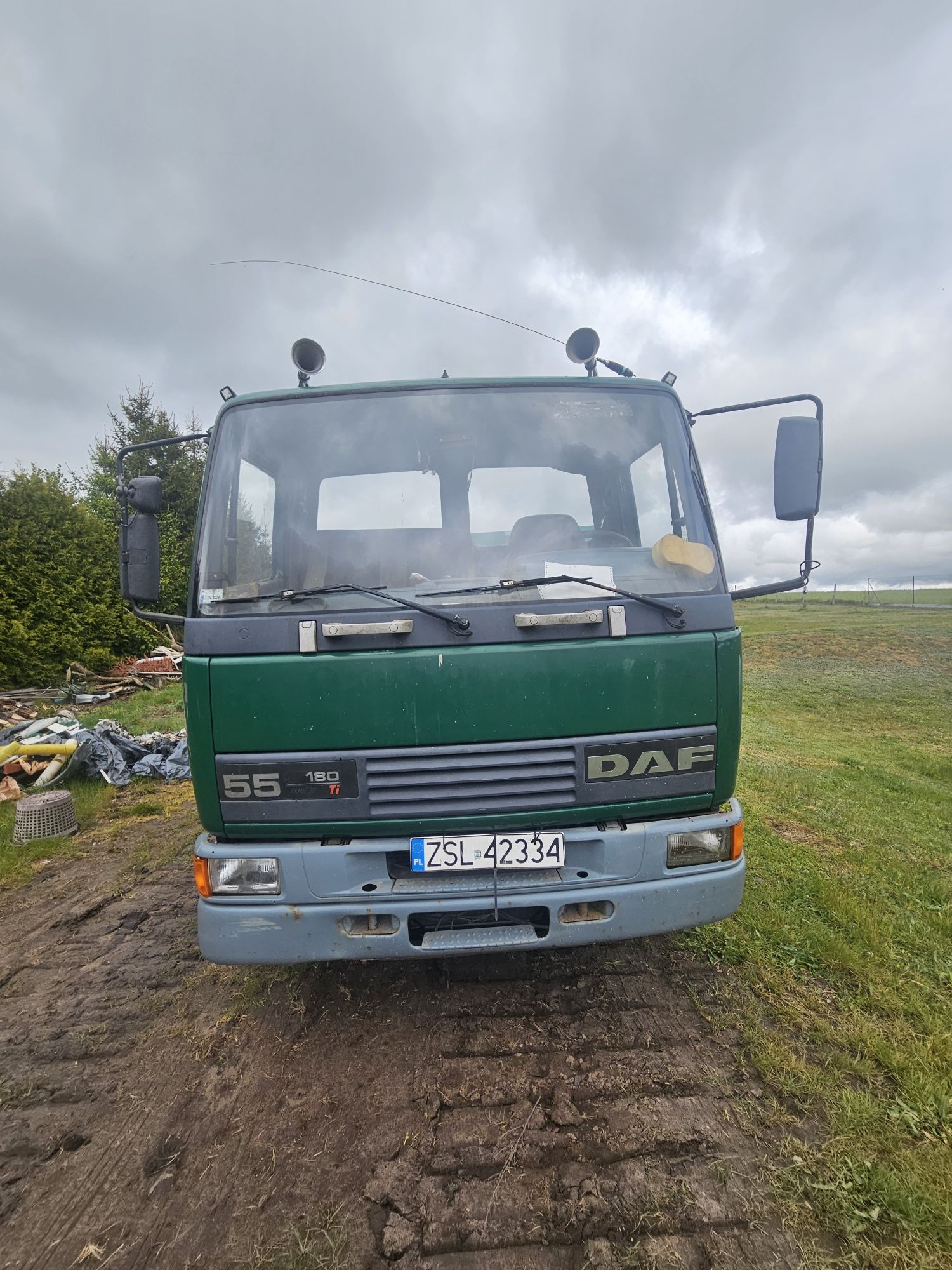 Wywrotka Daf 55 + przyczepa