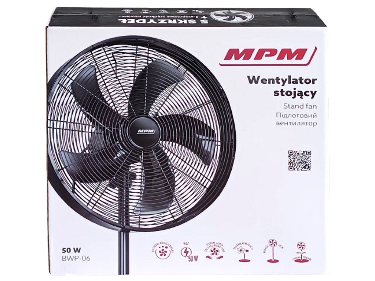 Wiatrak - Wentylator podłogowy MPM BWP-06 - 50W