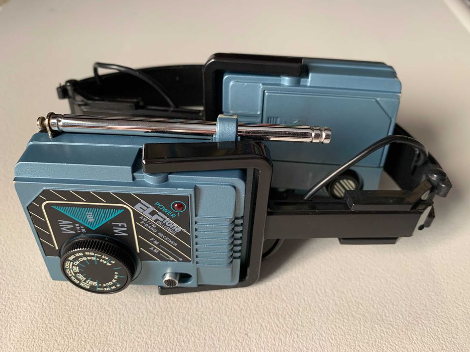 Vintage AM/FM Foldable Headphone Radio