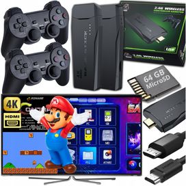 KONSOLA GRY HDMI 20000+ Pegazus Retro MARIO Contra 2x Pady Karta 64GB