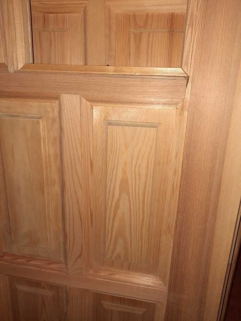 Drzwi surowe drewniane wyprzedaż magazynu od ręki