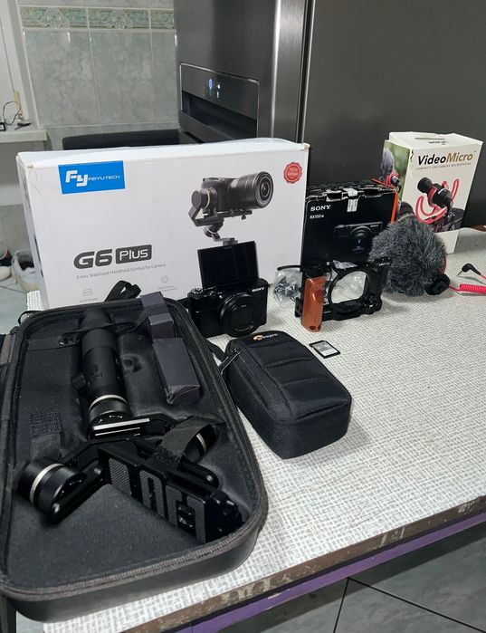 Sony RX100 VII + Rode + Gimbal + Klatka Ulanzi – Zestaw Vlog