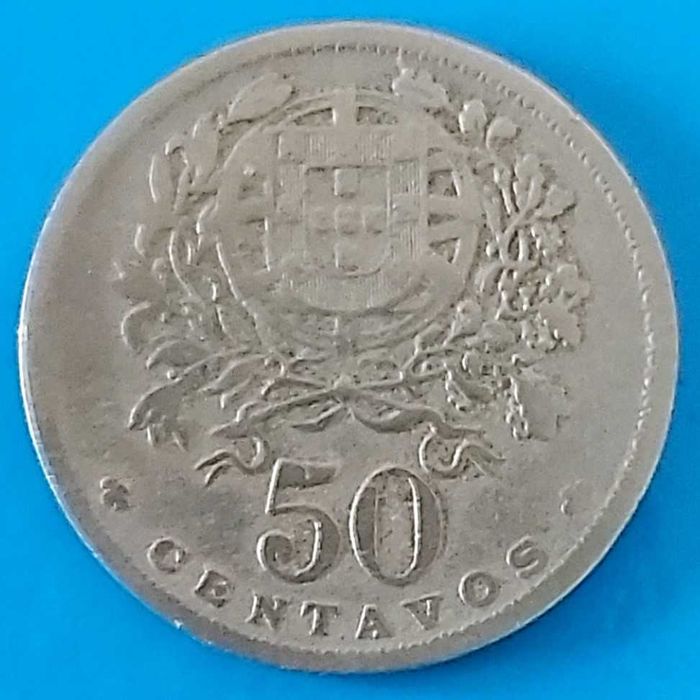 50 Centavos de 1947, Republica Portuguesa