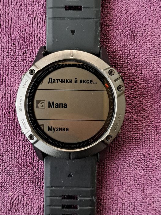 Garmin Fenix 6X sapphire. GPS годинник