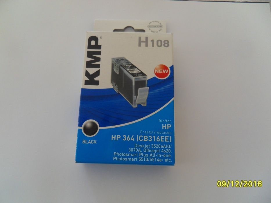 Tusz czarny H108 firmy KMP 15 ml