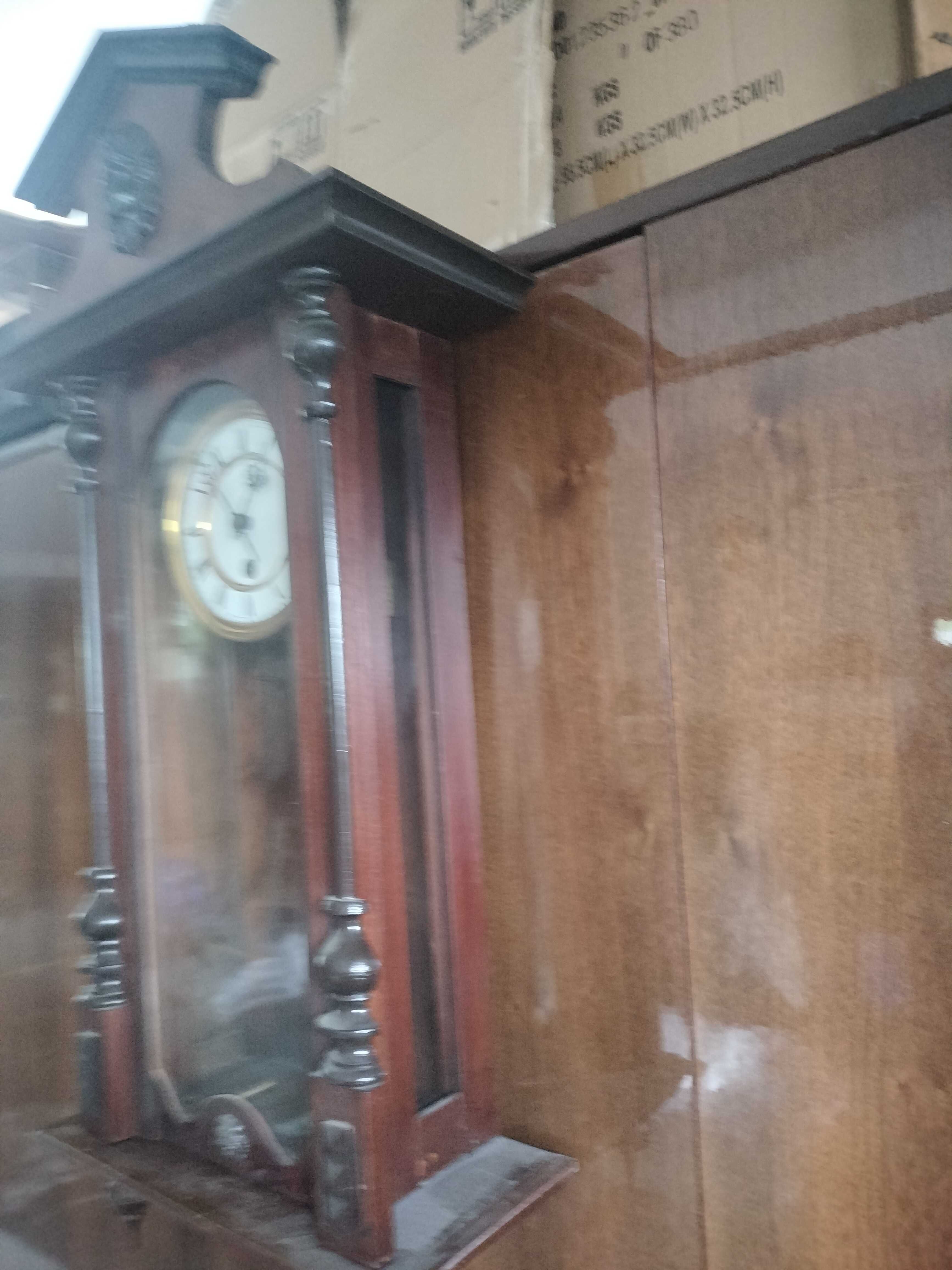 Gustav Becker stary drewniany zegar wiszący nr 6